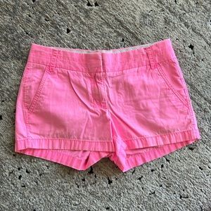 Pink J. Crew Shorts